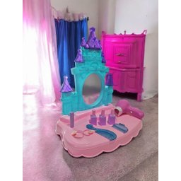 Penteadeira Infantil Encantada Compacta Brinquedo Acessórios - 2