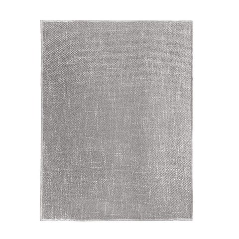 Tapete Sisal Sintético Cinza 140x250cm Antiderrapante