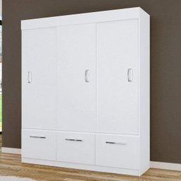 Guarda-Roupa Casal 3 Portas 1 Gaveta Natal Espresso Móveis - 1