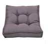 Almofada Futon Decoração 45x45 Cm Cinza Novita - 1