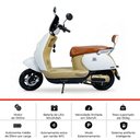 Ver imagem 6 de Scooter Elétrica - Pam16 1000w 60v Lithium - Branca - Plug And Move
