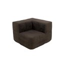 Ver imagem 1 de Sofá Modular de Canto 1 Lugar 86cm Kappesberg Boucle Marrom