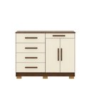 Ver imagem 3 de Cômoda com Sapateira 5 Gavetas e 2 Portas Cannes