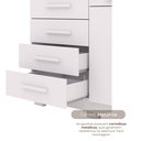 Ver mais imagens de Cômoda Sapateira 5 Gavetas 2 Portas Cannes Branco