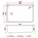 Ver imagem 2 de Banheira Inox para Berçário 60x40x22cm - Construinox