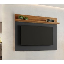 Painel para TV NT 1185 Preto com Freijó - Notável - 2