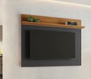 Ver imagem 2 de Painel para TV NT 1185 Preto com Freijó - Notável