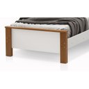 Ver imagem 5 de Cama de Solteiro para Quarto Mila com Pés de Madeira Estilo Retro Design Moderno com Colchão 188x88