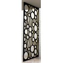 Ver imagem 2 de Painel Vazado Divisória Mdf Nairóbi Preto - 0,60x2,70m