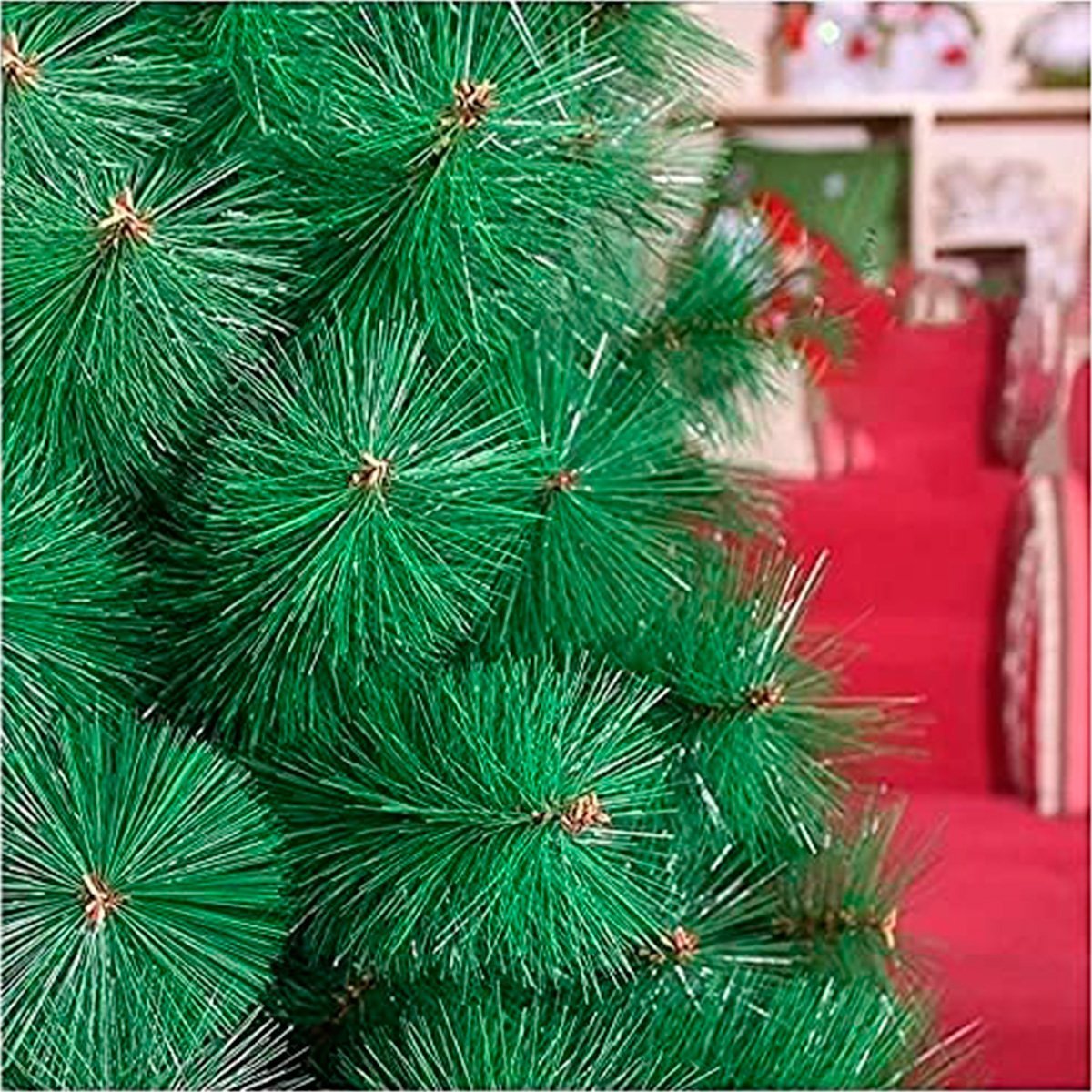 Arvore de natal 1,80 M 750 Galhos Árvore de Natal completa PVC Verde
