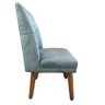 Cadeira de Jantar Helena Tecido Pena Azul Ceu - Dominic Decor - 3