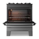 Ver imagem 5 de Fogão a Gás Mesa de Vidro Forno 84L Esmaltec Ideal Master Glass Titanium 5 Bocas Bivolt
