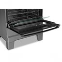 Ver imagem 3 de Fogão a Gás Mesa de Vidro Forno 84L Esmaltec Ideal Master Glass Titanium 5 Bocas Bivolt