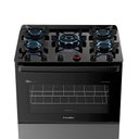 Ver imagem 6 de Fogão a Gás Mesa de Vidro Forno 84L Esmaltec Ideal Master Glass Titanium 5 Bocas Bivolt