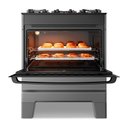 Ver imagem 4 de Fogão a Gás Mesa de Vidro Forno 84L Esmaltec Ideal Master Glass Titanium 5 Bocas Bivolt
