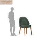 Ver imagem 4 de Conjunto com 2 Cadeiras em Madeira Ester Verde/Jade/Imbuia Marrom