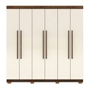 Ver imagem 3 de Guarda-Roupa Casal Com 6 Portas 2 Gavetas Buriti