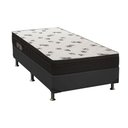 Ver imagem 1 de Cama Box Solteiro: Colchão Espuma D45 Ortobom Light Saúde Ortopilow + Base CRC Suede Black(88x188)