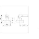 Ver imagem 2 de Acabamento de Registro para Base Celite/docol de 1/2, 3/4 e 1" Lix Cromado Celite Cód. B5016f7cr0