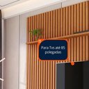 Ver imagem 3 de Painel Ripado com Rack para Tv até 85 Polegadas - Cor Nature/off White