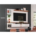 Ver imagem 3 de Painel para TV até 55 polegadas Intense Lukaliam Off White / Damasco