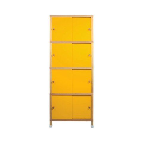 Armário 744-4 Portas Amarelas Acm
