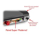 Ver imagem 3 de Chapa de Lanche Elétrica Inox com Prensa 70x30cm 220v Pratic