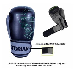 Kit Boxe/muay Thai Pretorian First Preto / Cinza Preto/cinza - 6