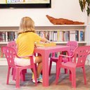 Ver mais imagens de Poltroninha Plástica Kids Rosa