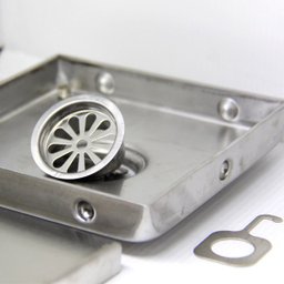 Ralo Oculto Square Invisível Anti Odor Aço Inox 304 15x15cm - 4