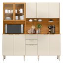 Ver imagem 7 de Cozinha Compacta 10 Portas 2 Gavetas Amora