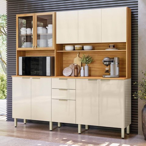Cozinha Compacta 10 Portas 2 Gavetas Amora