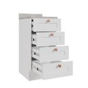 Ver imagem 5 de Balcão 4 Gavetas 40cm com Tampo Arizona CabeCasa MadeiraOriginals Branco