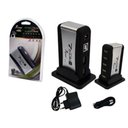Ver imagem 2 de Mini Hub Usb 2.0 com 7 Portas em Torre Fonte de Alimentação