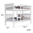 Ver imagem 4 de Beliche Infantil Jasper Vira Duas Camas 100% MDF