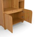 Ver imagem 2 de Livreiro Estante Multiuso 2 Portas 8 Nichos 71x185x35 Taurus Patrimar Cinamomo