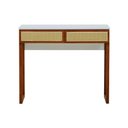 Ver imagem 6 de Aparador/Escrivaninha Lyon 2 Gavetas - Amêndoa Branco