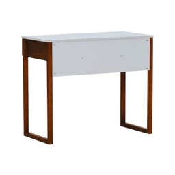 Aparador/Escrivaninha Lyon 2 Gavetas - Amêndoa Branco - 5