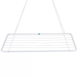 Varal de Teto e Parede de Aço com 6 Varetas e Kit Parafusos 560x1200