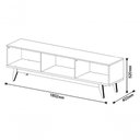 Ver imagem 4 de Rack Classic 2g 1.8 Preto - Imcal Móveis
