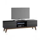 Ver imagem 1 de Rack Classic 2g 1.8 Preto - Imcal Móveis