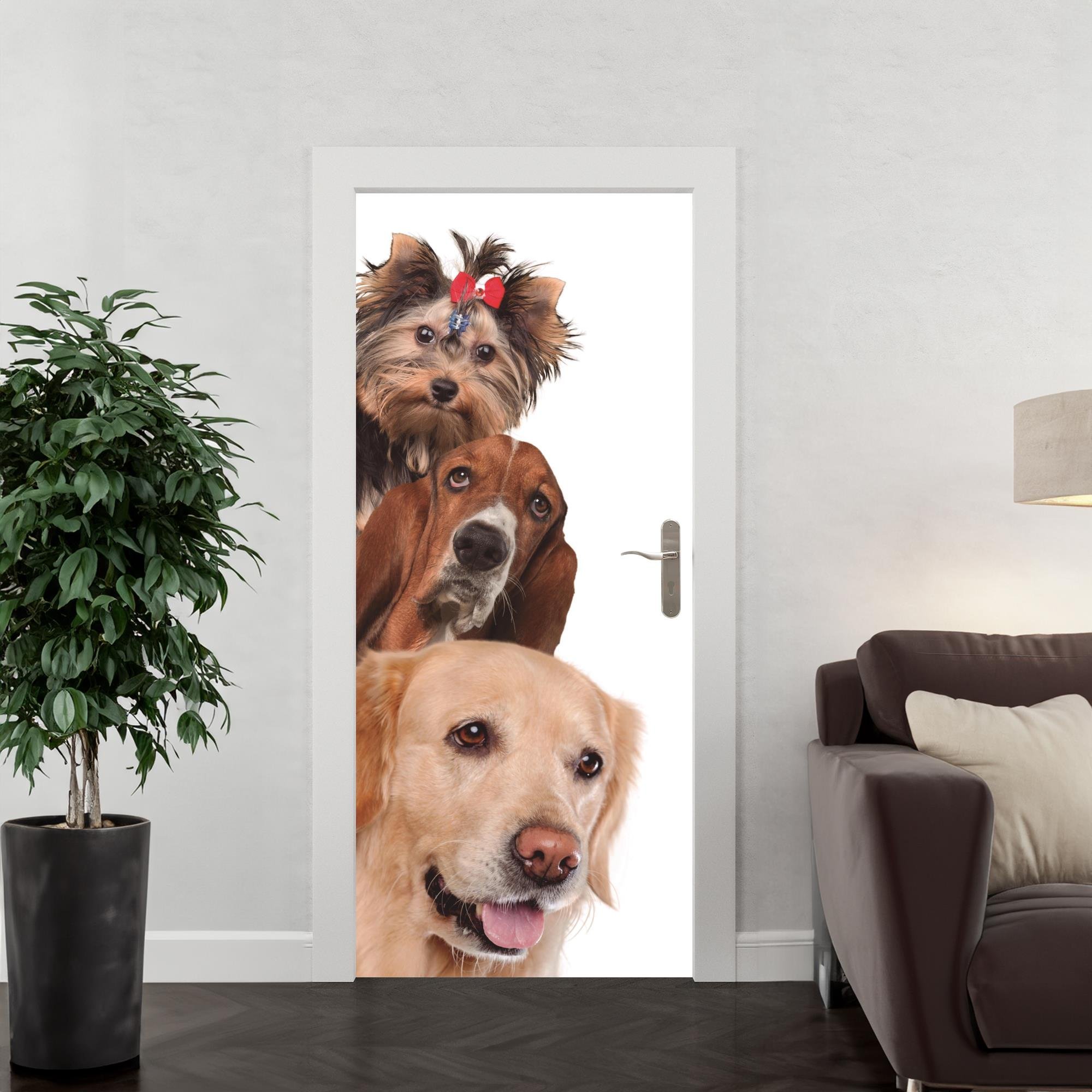 Adesivo Decorativo Porta Animais Cachorros Cão Pet Shop - 3