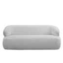 Ver imagem 2 de Conjunto Sala de Estar Decorativo Charlote 1 Sofá 180cm 2 Lugares 1 Poltrona Base Fixa com Puff Bouc