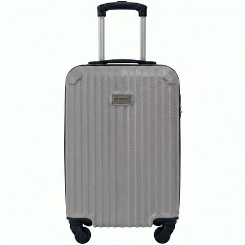 Mala de Viagem Tamanho Bordo 10kg Rodas 360 Gladiador Classic D3MB:Cinza