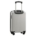 Ver imagem 5 de Mala de Viagem Tamanho Bordo 10kg Rodas 360 Gladiador Classic D3MB:Cinza