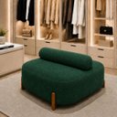 Ver imagem 7 de Poltrona Organica Ilha Bouclé p/ Closet e Consultório:Verde/Liso
