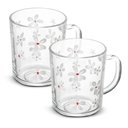 Ver imagem 1 de Jogo de Canecas de Café de Vidro Vetra 220ml 2 Peças - Lyor
