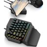 Teclado Gamer Uma Mão Rgb Led Single Handed Usb Pc M-1300 Luuk Young - 6
