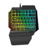 Teclado Gamer Uma Mão Rgb Led Single Handed Usb Pc M-1300 Luuk Young - 3