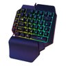 Teclado Gamer Uma Mão Rgb Led Single Handed Usb Pc M-1300 Luuk Young - 2